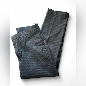 Banana Republic Charcoal Pinstripe Dress Pants
